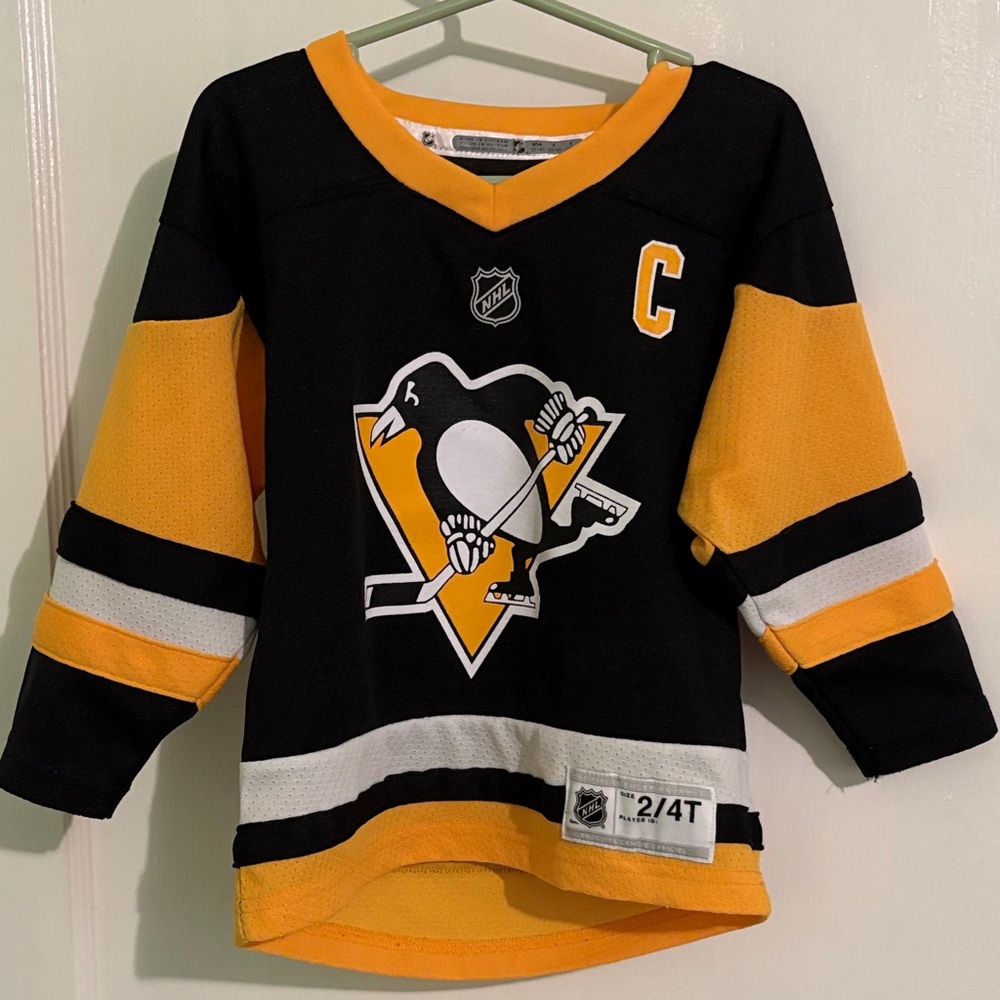 NHL Kids Black and Gold Hockey Jersey